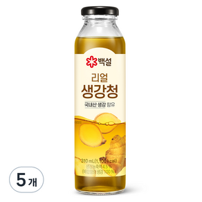 백설 리얼 생강청, 310ml, 5개