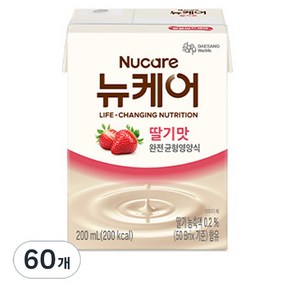 뉴케어 딸기맛 완전균형영양식, 200ml, 60개