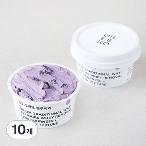 그릭오 블루베리 그릭 요거트, 100g, 2개입, 5개