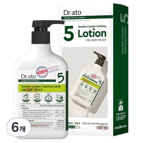 닥터아토 더블 리놀렌 카밍로션 가려운 피부용, 267ml, 6개