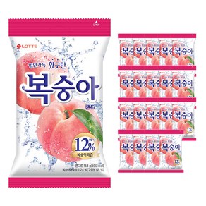 복숭아캔디, 153g, 20개