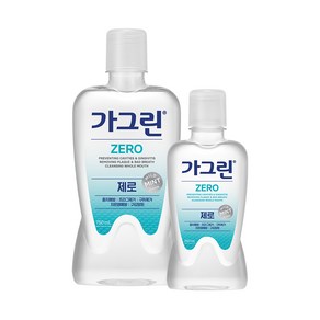 가그린 제로 구강청결제 750ml + 250ml