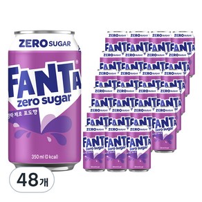 환타 제로 포도향, 350ml, 48개