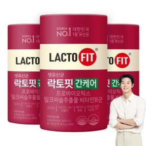 락토핏 종근당건강 간케어 유산균 60p, 120g, 3개