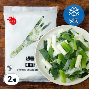 마당발 중국산 반가르기 대파 (냉동), 2kg, 2개