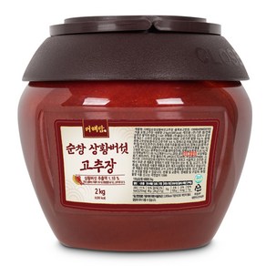 더해담 순창 상황버섯 고추장, 2kg, 1개