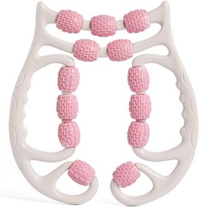 잘츠 허벅지 종아리 발 마사지 롤러, 핑크, 1개