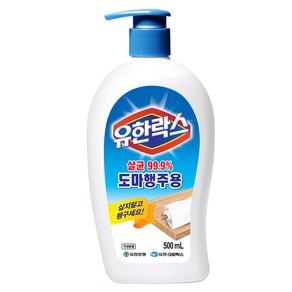 유한락스 도마 행주용 세제, 483ml, 500g, 1개