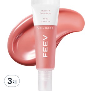 피브 하이퍼 핏 컬러세럼 미니 블러셔 10ml, 베일로즈, 3개