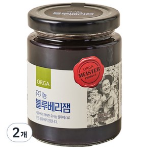 올가홀푸드 유기농 블루베리 잼, 270g, 2개