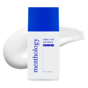 멘톨로지 슈퍼 쿨 선블록 SPF50+ PA++++, 50ml, 1개