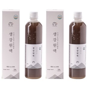 청농 생강원액, 740g, 2개