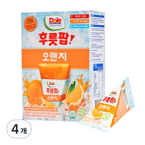 돌 후룻팝 오렌지, 496ml, 4개