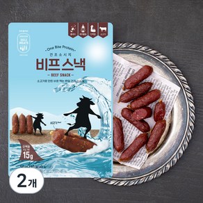 존쿡 델리미트 비프스낵, 50g, 2개