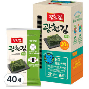 광천김 에코 파래, 100g, 2개