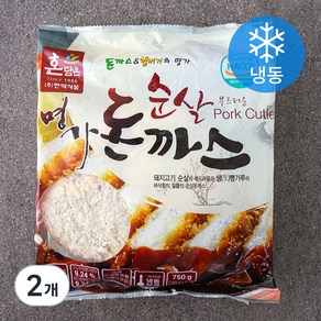 한맥 순살 돈까스 5개입 (냉동), 750g, 2개