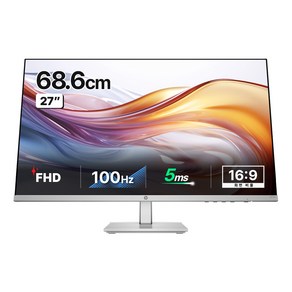 HP FHD 100Hz 높낮이 조절 모니터 블랙