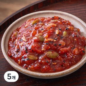 반찬단지 비빔오징어젓, 1kg, 5개