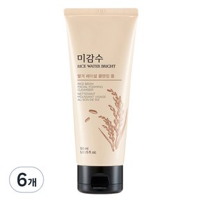 더페이스샵 미감수 브라이트 쌀겨 페이셜 클렌징 폼, 150ml, 6개