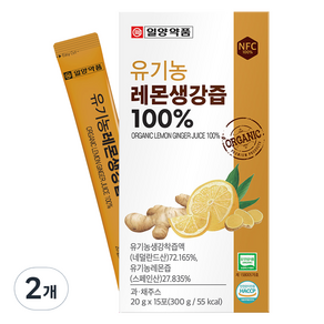 일양약품 유기농 레몬생강즙, 300g, 2개