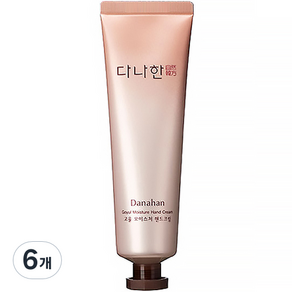 다나한 고율 모이스처 핸드크림, 50ml, 6개