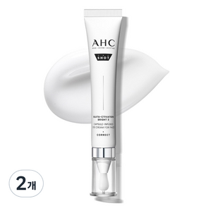 AHC 프로샷 글루타 액티베이션 브라이트 3 캡슐 인퓨즈드 아이크림 포 페이스, 30ml, 2개