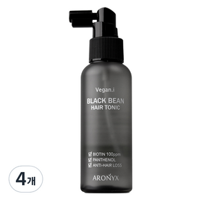 아로닉스 블랙빈 헤어토닉, 4개, 100ml