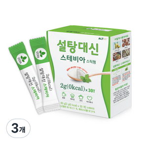 설탕대신 스테비아 스틱 30p, 60g, 3개