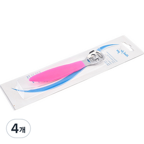 리앤베르 발뒤꿈치 굳은살 각질 제거기 핑크 30g, 1개입, 4개