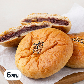 브로드카세 발효종 통밀 호두단팥빵