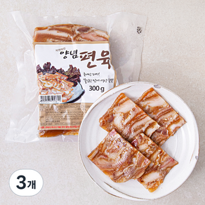 자연에찬 양념편육, 300g, 3개