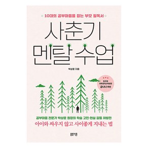 [봄빛서원]사춘기 멘탈 수업 : 10대의 공부마음을 잡는 부모 필독서, 봄빛서원