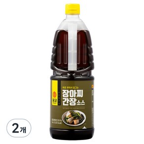 몽고간장 장아찌 간장소스, 2개, 1.8L