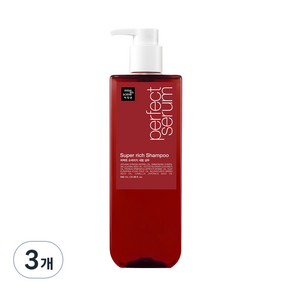 미쟝센 퍼펙트 슈퍼리치 세럼 샴푸, 680ml, 3개