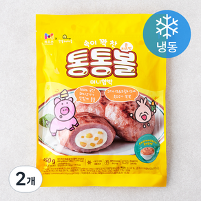 목우촌 속이 꽉 찬 통통볼 미니함박 콘치즈맛 (냉동), 450g, 2개