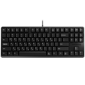 CHERRY 기계식 유선 텐키리스 키보드, 블랙, G80-3000S TKL RGB  (갈축), 갈축