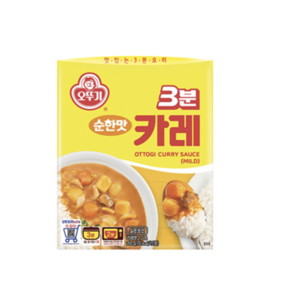 오뚜기3분 카레 순한맛, 200g, 1개