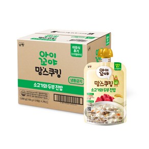 아이꼬야 유아용 맘스쿠킹 레토르트 이유식, 100g, 10개