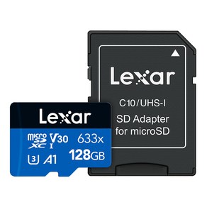 렉사 하이퍼포먼스 microSDXC 메모리카드 UHS-I 633x