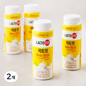 종근당건강 락토핏 마시는 유산균 오리지널 4입, 520ml, 2개