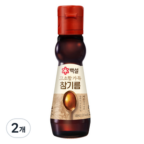 백설 고소함 가득 참기름, 2개, 160ml