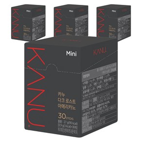 카누 미니 다크 로스트 아메리카노 원두커피믹스, 900mg, 30개입, 4개