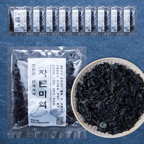 주일 간편한 한끼식사 자른미역, 15g, 10개