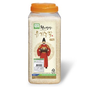 청원생명농협 왕의밥상 유기농쌀, 보통등급, 2kg, 1개