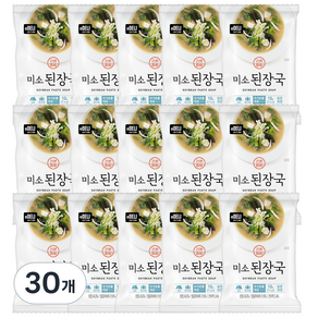 이델리 동림푸드 동결건조 미소된장국, 10g, 30개