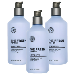 더페이스샵 더프레시 포맨 수분 플루이드, 200ml, 3개