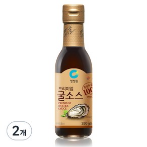 청정원 프리미엄 굴소스, 500g, 2개