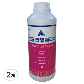 쌍곰 타일클리너, 1L, 2개