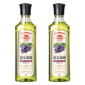 해표 포도씨유, 500ml, 2개