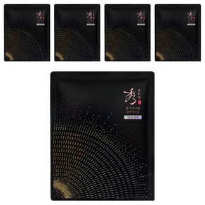 수려한 블랙 진생 탄력 마스크 33ml, 1개입, 5개